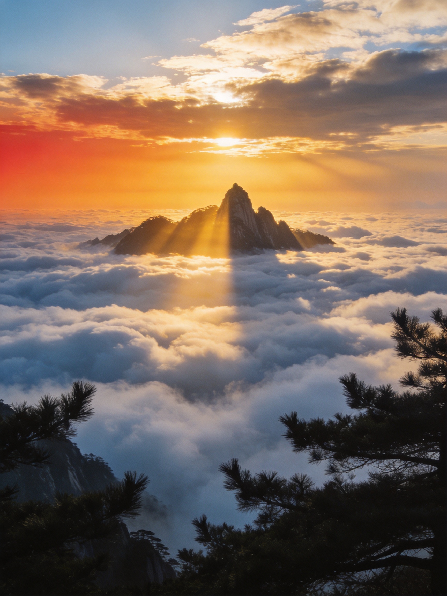 黄山光明顶·云海日出