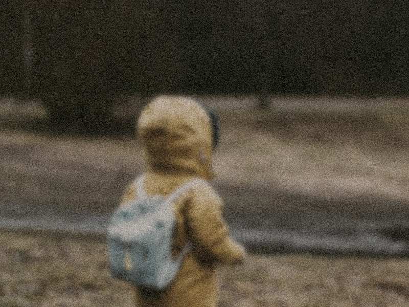 童年照片修复前